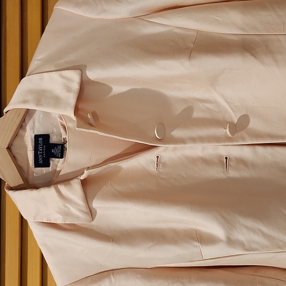 Ann Taylor Silk Petite Peach Dress Suit - Picture 8 of 16